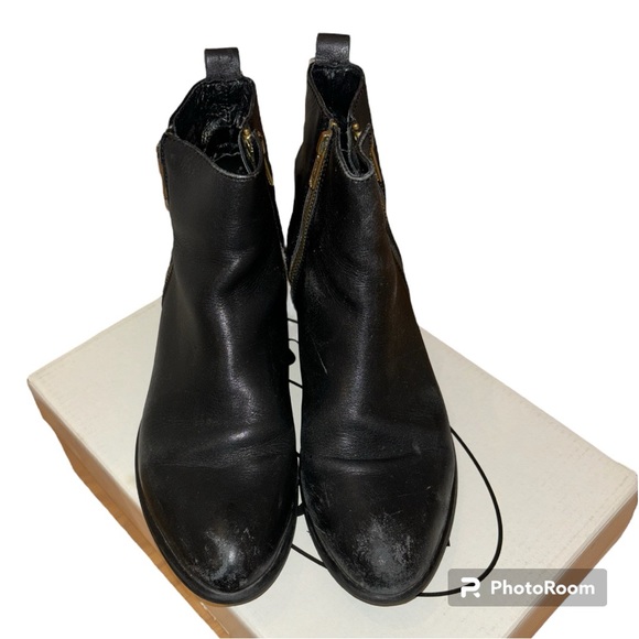 Steve Madden leather black boots - Picture 2 of 7